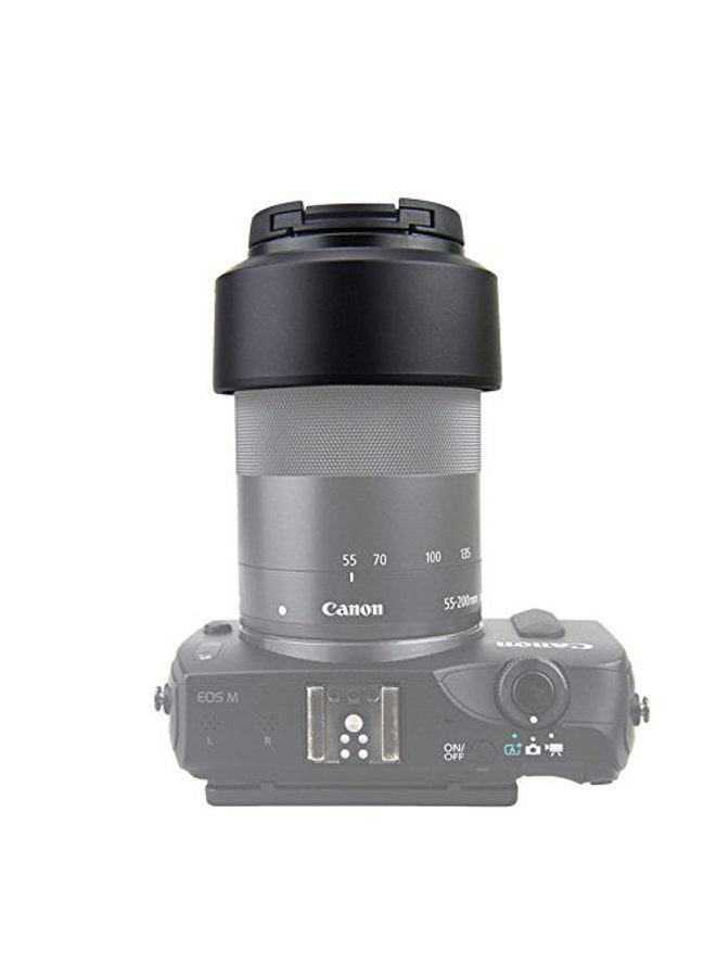Fotasy JJC LH-54B Dedicated Bayonet Lense Hood, Compatible with Canon EF-M 55-200mm f/4.5-6.3 IS STM Lens, 55 200mm STM Lens Hood, Cannon 55 200mm Hood, replacement of ET-54B Lens Hood - Image 4